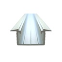 3 Metri Profilo Canalina Larga Barra Alluminio Quadrato Da Incasso Per Bobina Led
