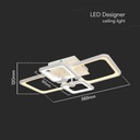 V-TAC Lampadario LED con Telecomando Montaggio a Plafone 70W Dimmerabile Colore Bianco 3in1 SKU:23395