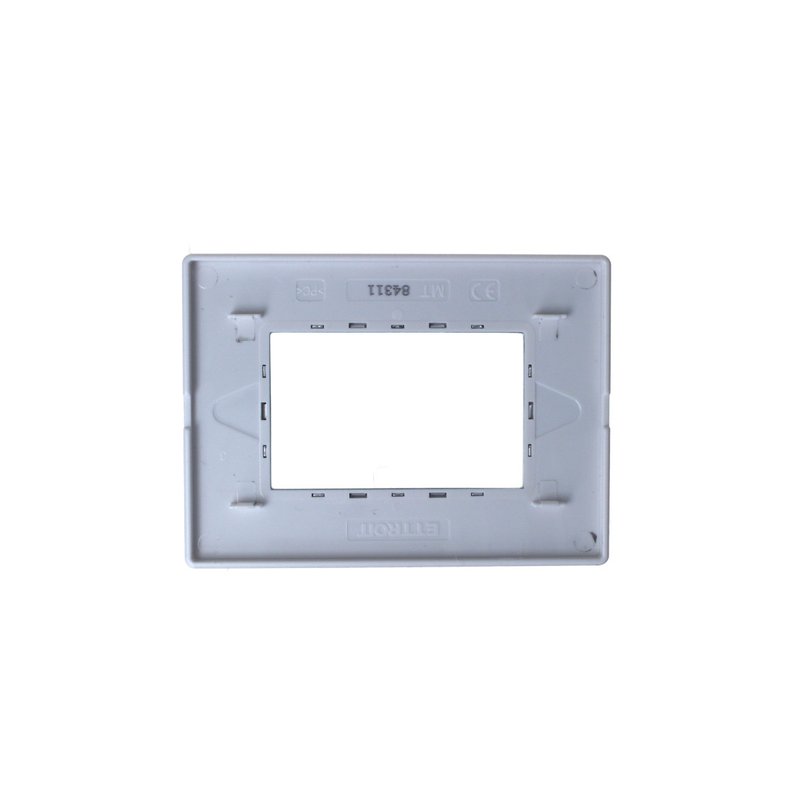 Placca In Vetro ETTROIT Serie Solar 3 Posti/Moduli 503 Compatibile Con Bticino Matix, 5 Colori Disponibili - MT84311