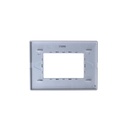 Placca In Vetro ETTROIT Serie Solar 3 Posti/Moduli 503 Compatibile Con Bticino Matix, 5 Colori Disponibili - MT84311