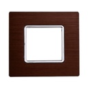 Placca In Alluminio ETTROIT Serie Solar 2 Posti/Moduli 502 Compatibile Con Bticino Matix, 5 Colori Disponibili - MT86210