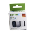 Serie Civile ETTROIT Bianco Compatibile Con Bticino Matix - MTWF1301