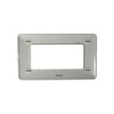 Placca Plastica ETTROIT Serie Solar 4 Posti/Moduli 504 Compatibile Con Bticino Matix, 13 Colori Disponibili - MT83410