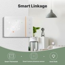 Termostato WIFI 503 Con Batteria, Per Caldaia a Gas Boiler, APP TUYA Smart Life, Quadrata Montaggio da Esterno Oppure Incasso Scatola 503 - MMT4331