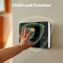 Termostato WIFI 503 Con Batteria, Per Caldaia a Gas Boiler, APP TUYA Smart Life, Quadrata Montaggio da Esterno Oppure Incasso Scatola 503 - MMT4331