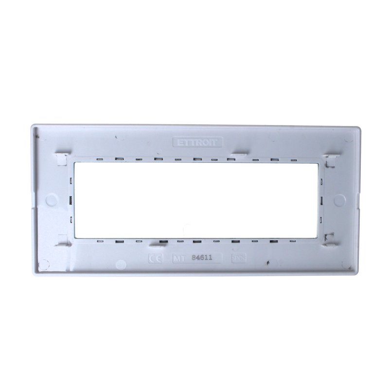 Placca In Vetro ETTROIT Serie Solar 6 Posti/Moduli 506 Compatibile Con Bticino Matix, 5 Colori Disponibili - MT84611