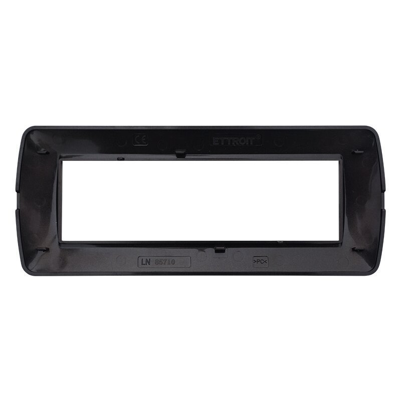 Placca Plastica ETTROIT Serie Space 7 Posti/Moduli 507, Modello Satinato, Compatibile Con Bticino Living, Disponibili Bianco Bronzo Oro Nero Silver - BLN85710