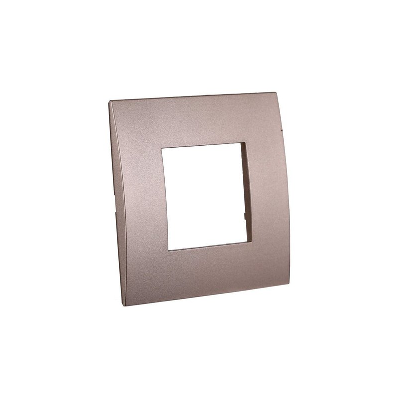 Placca Plastica ETTROIT Serie Venus 2 Posti/Moduli 502 Compatibile Con Vimar Arke, 14 Colori Disponibili - VA83210