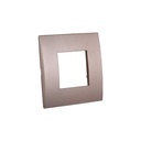 Placca Plastica ETTROIT Serie Venus 2 Posti/Moduli 502 Compatibile Con Vimar Arke, 14 Colori Disponibili - VA83210