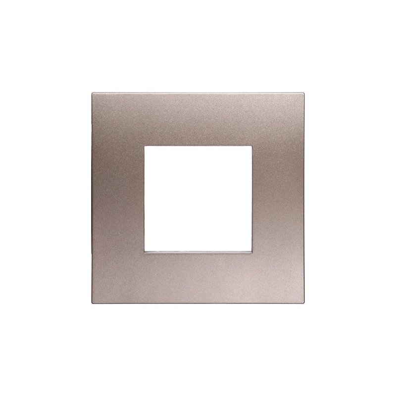 Placca Plastica ETTROIT Serie Venus 2 Posti/Moduli 502 Compatibile Con Vimar Arke, 14 Colori Disponibili - VA83210