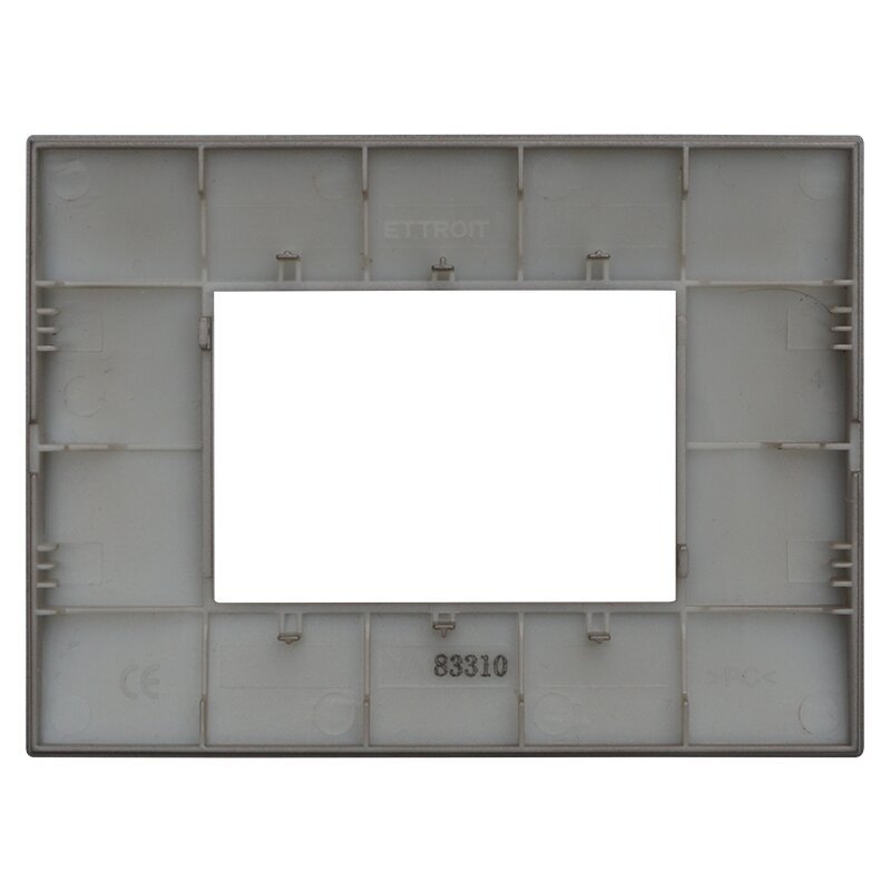 Placca Plastica ETTROIT Serie Venus 3 Posti/Moduli 503 Compatibile Con Vimar Arke, 14 Colori Disponibili - VA83310
