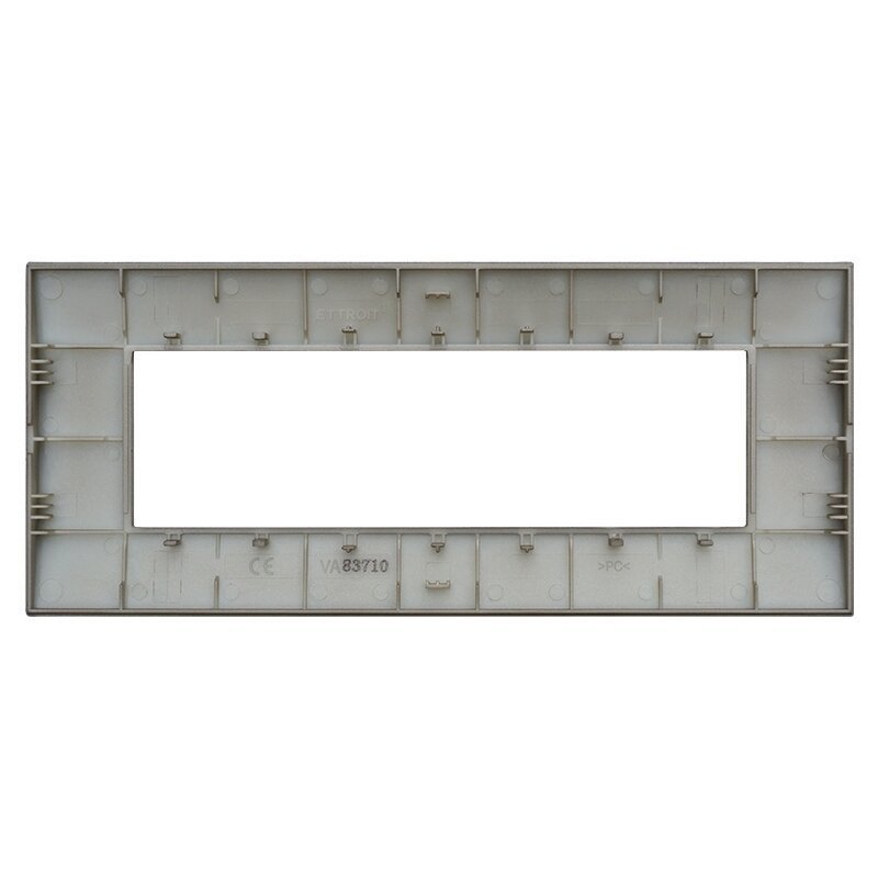 Placca Plastica ETTROIT Serie Venus 7 Posti/Moduli 507 Compatibile Con Vimar Arke, 14 Colori Disponibili - VA83710