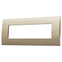 Placca Plastica ETTROIT Serie Venus 7 Posti/Moduli 507 Compatibile Con Vimar Arke, 14 Colori Disponibili - VA83710
