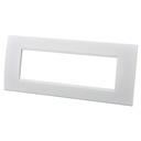 Placca Plastica Quadrata MBL 7 Moduli Posti Compatibile Bticino Living, 3 Colori Disponibili - MBL74711