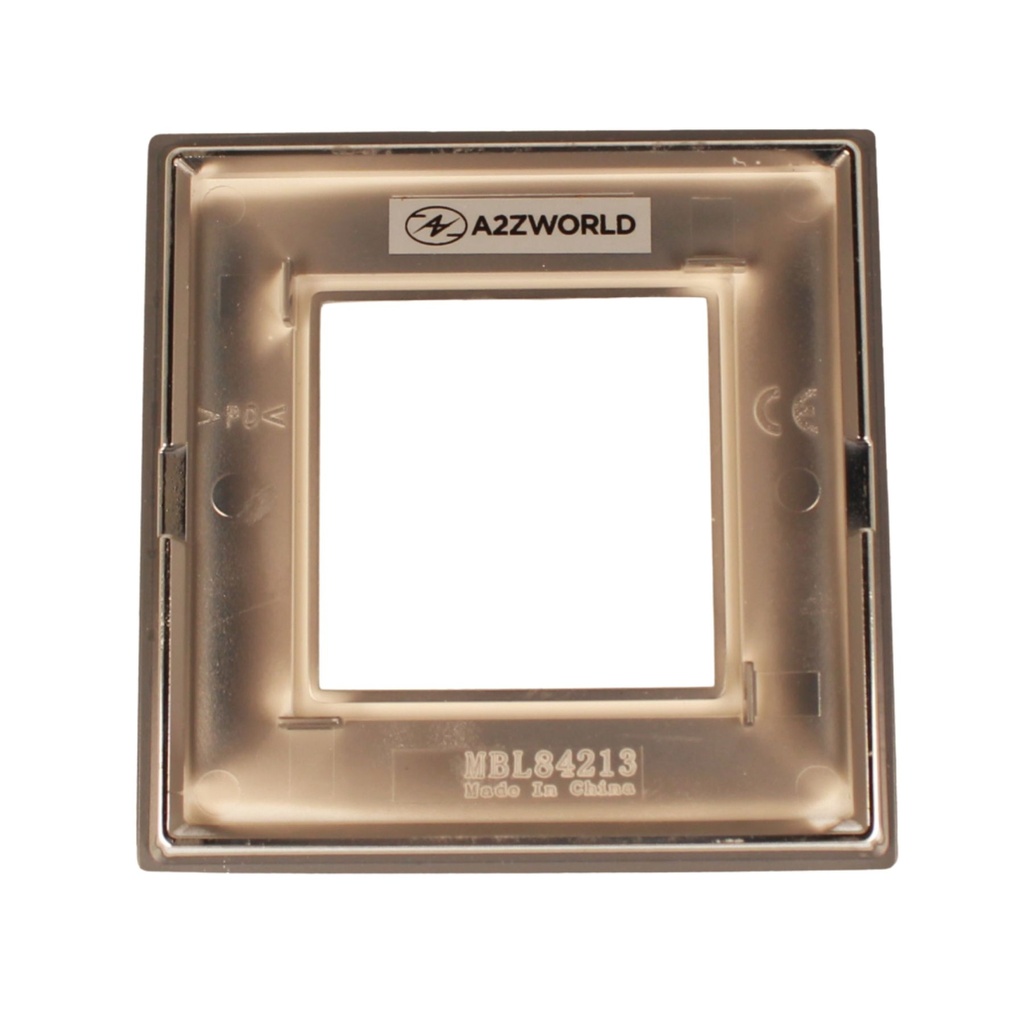 Placca Quadrata In Vetro Temperato MBL 2 Moduli/Posti Compatibile Bticino Living 3 Colori Disponibili - MBL84213