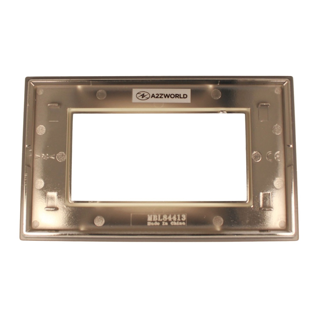 Placca Quadrata In Vetro Temperato MBL 4 Moduli/Posti Compatibile Bticino Living 3 Colori Disponibili - MBL84413