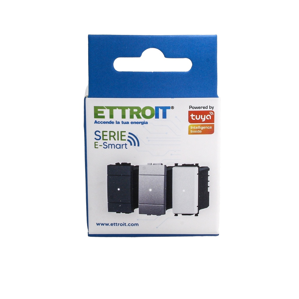 Serie Civile ETTROIT Bianco Compatibile Con Vimar Plana - EVWF1301