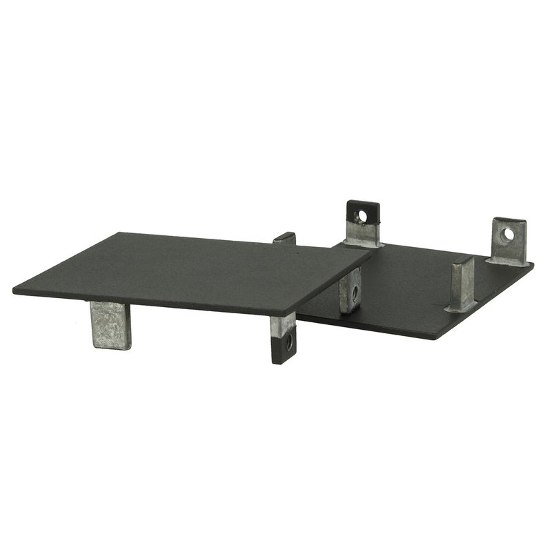 Coppia Tappi  Coperture Termine Colore Nero Per Chiusure Profilo Alluminio BA5570B