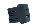 Serie Civile ETTROIT Nero Compatibile Con Bticino Living International - BLN3002