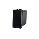 Serie Civile ETTROIT Nero Compatibile Con Bticino Living International - BLNWF1301
