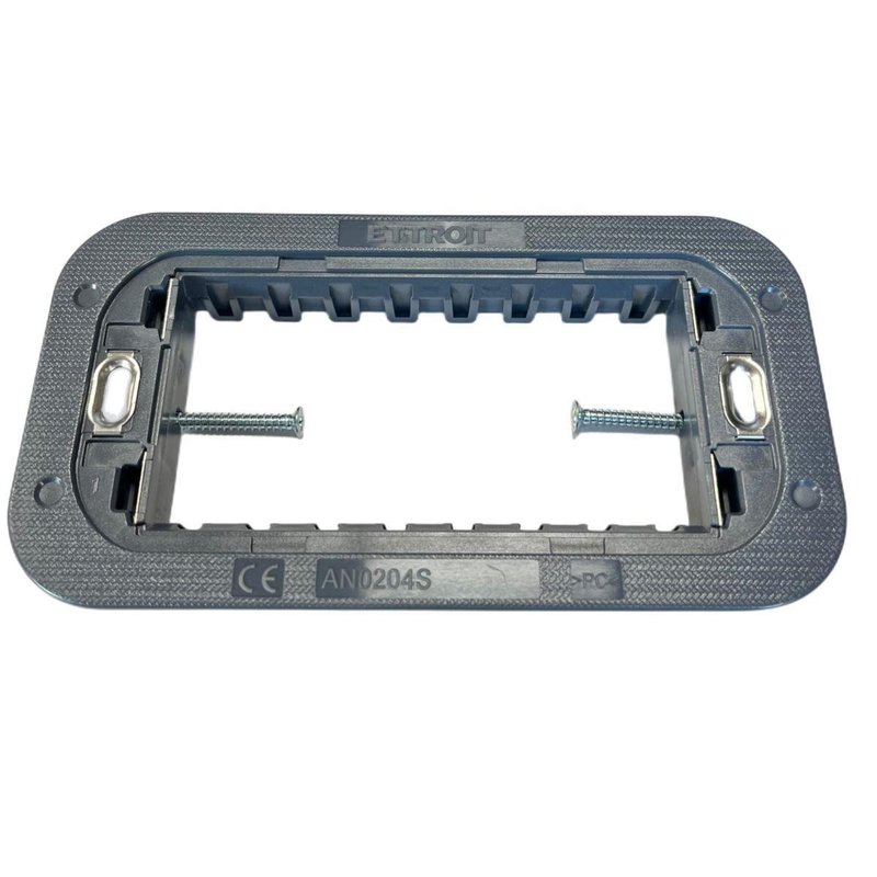 Supporto Telaio Slim Sottile ETTROIT Compatibile Con Bticino Axolute Air - BAN0204S