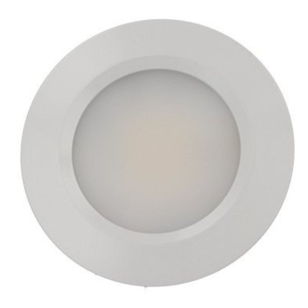 Mini Faretto Led Da Incasso Carcassa Bianca Rotondo 3W AC/DC 12V DC 24V Foro 50mm