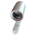 2 Pezzi Faro Led Binario Monofase 30W 2600LM 220V, Angolo 38° CRI>90, D80X138mm, 3000K o 4000K, Carcassa Bianca