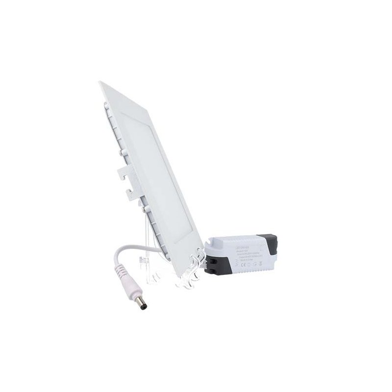 Mini pannello LED Quadrato da Incasso 12W, 1000 lm, Foro 155x155 mm - FP4112C