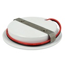 Mini Faretto Led Da Incasso Rotondo Carcassa Bianca 5W AC/DC 12V DC 24V Foro 60mm D68X15mm - FP5514C
