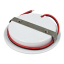 Mini Faretto Led Da Incasso Rotondo Carcassa Bianca 5W AC/DC 12V DC 24V Foro 60mm D68X15mm - FP5514C