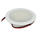 Mini Faretto Led Da Incasso Rotondo Carcassa Bianca 5W AC/DC 12V DC 24V Foro 60mm D68X15mm - FP5514C