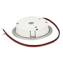 Mini Faretto Led Da Incasso Touch Dimmer Controllo Carcassa Argento Satinato DC12V DC24V 3W Foro 55mm D68X15mm - FP3330SC