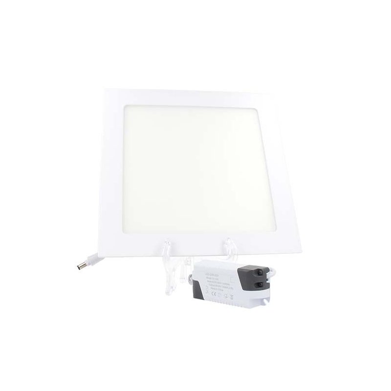 Mini Pannello LED Quadrato da Incasso 18W, 1500 lm, 225x225 mm - FP4118C
