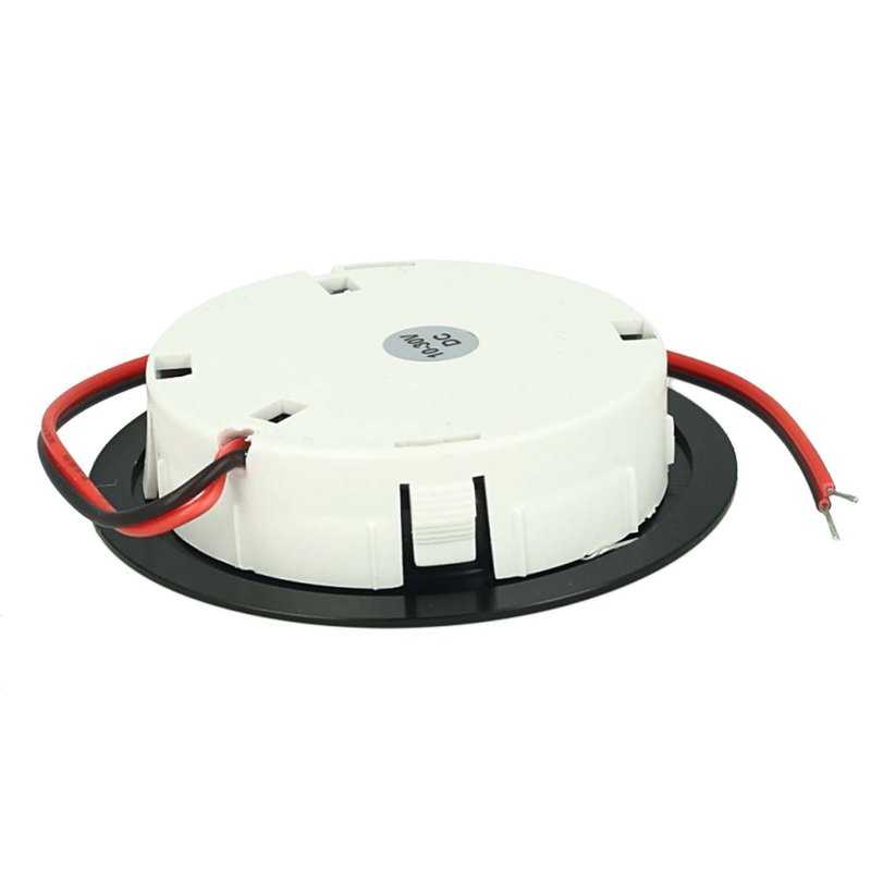 Mini Faretto Led Da Incasso Touch Dimmer Controllo Carcassa Nera DC12V DC24V 3W Foro 55mm D68X15mm - FP3330BC