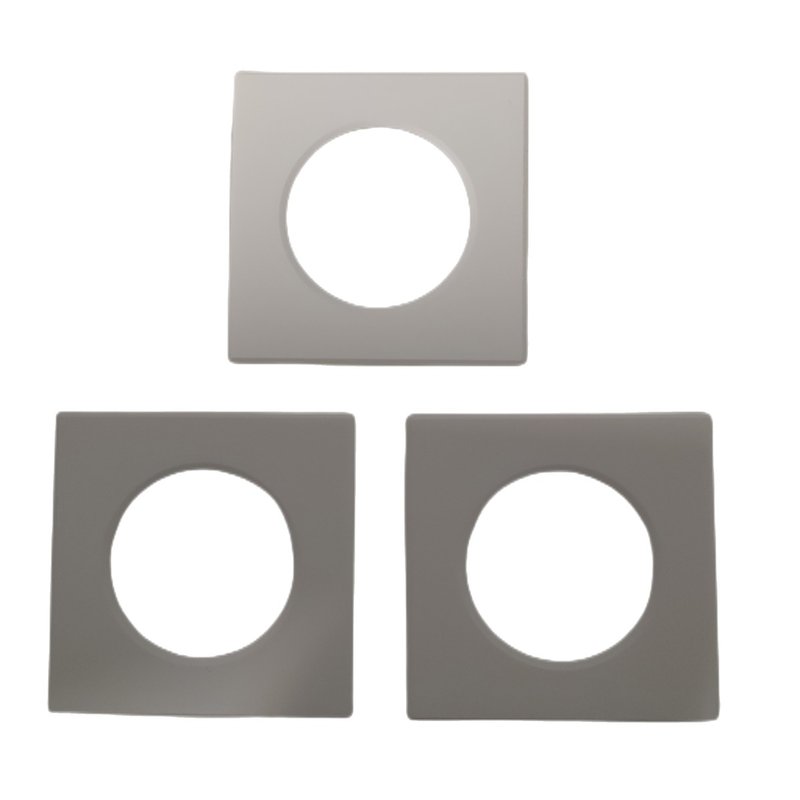 3 Pezzi Coperchi quadrati per faretti LED da incasso, compatibili FP8705W - FP875SW
