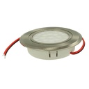 Mini Faretto Led Da Incasso Touch Dimmer Controllo Carcassa Nichel Satinato DC12V DC24V 3W Foro 55mm D68X15mm - FP3330NC