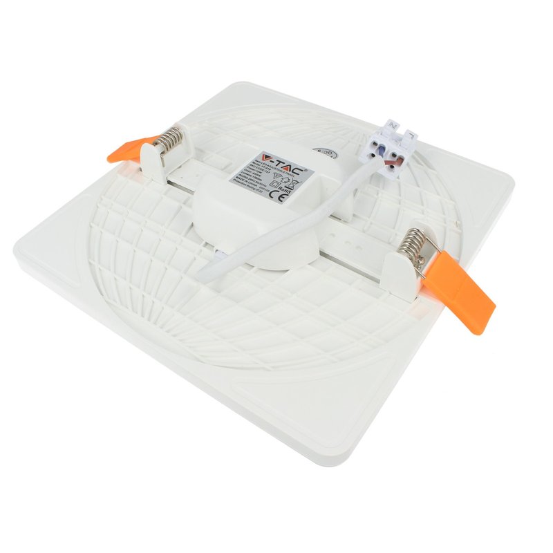 Faretto Pannello Led Da Incasso Quadrato Senza Bordo 24W Foro Adattabile Da 75mm a 200mm SKU-742 - FP424AC