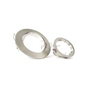 Porta Faretto Led GU10 MR16 Orientabile Rotondo Con Ghiera Foro 80mm Ø94 - CL0002