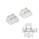Interruttore Dimmer Touch per Strip LED 12/24V 3A senza Saldatura, Flessibile con Memoria e Led Blu, Larghezze Disponibili 8mm, 10mm, 12mm - CL2290F08