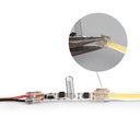 Interruttore Dimmer Touch per Strip LED 12/24V 3A senza Saldatura, Flessibile con Memoria e Led Blu, Larghezze Disponibili 8mm, 10mm, 12mm - CL2290F08