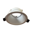 Porta Faretto Da Incasso Nero, Per Led GU10 MR16 Rotondi, Foro 75mm, 96X60mm, Profondo Effetto Retroilluminato - CL0010W