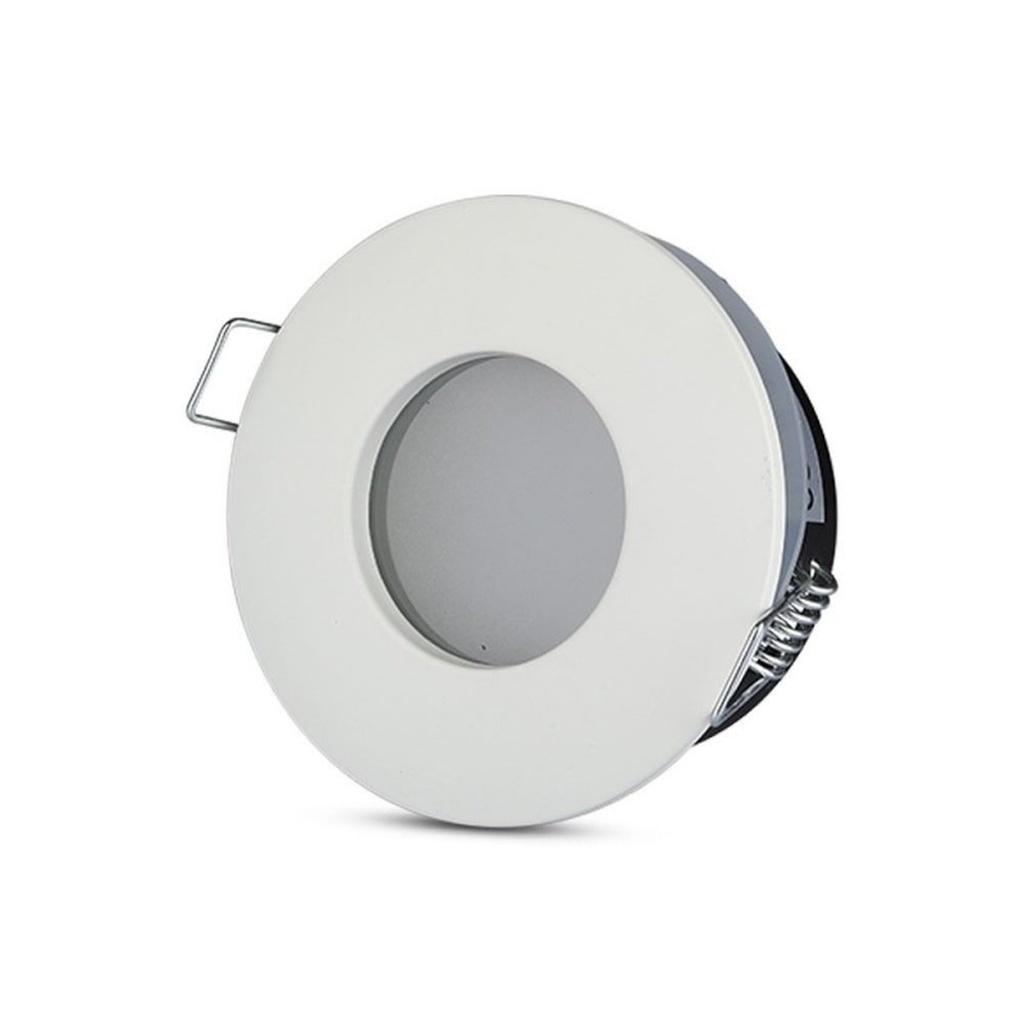 Portafaretto LED da Incasso IP54 Rotondo GU10 MR16, Foro 75 mm, Ø84 Lega Zinco - CL0024