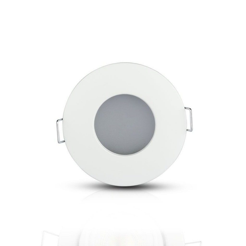 Portafaretto LED da Incasso IP54 Rotondo GU10 MR16, Foro 75 mm, Ø84 Lega Zinco - CL0024