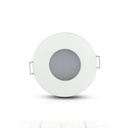 Portafaretto LED da Incasso IP54 Rotondo GU10 MR16, Foro 75 mm, Ø84 Lega Zinco - CL0024
