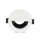 Portafaretto LED da Incasso GU10 Mezza Luna Orientabile, Ø83 Foro 75 mm Alluminio - CL0031