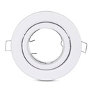 Portafaretto LED da Incasso Orientabile Rotondo GU10 MR16, Foro 74 mm, Ø99 Metallo - CL0000X