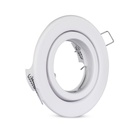 Portafaretto LED da Incasso Orientabile Rotondo GU10 MR16, Foro 74 mm, Ø99 Metallo - CL0000X