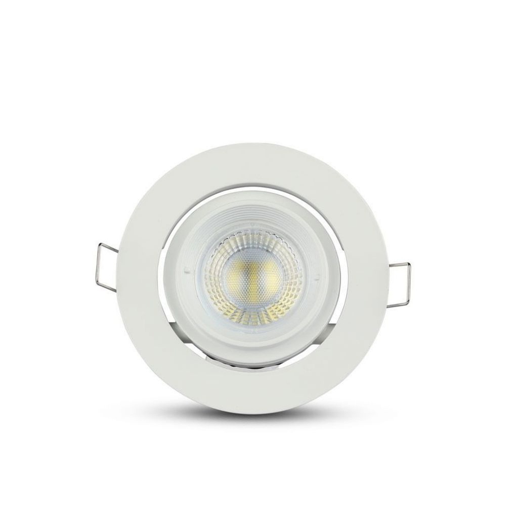 Portafaretto LED da Incasso Orientabile GU10 MR16, Foro 93 mm, Ø102 Alluminio - CL0061