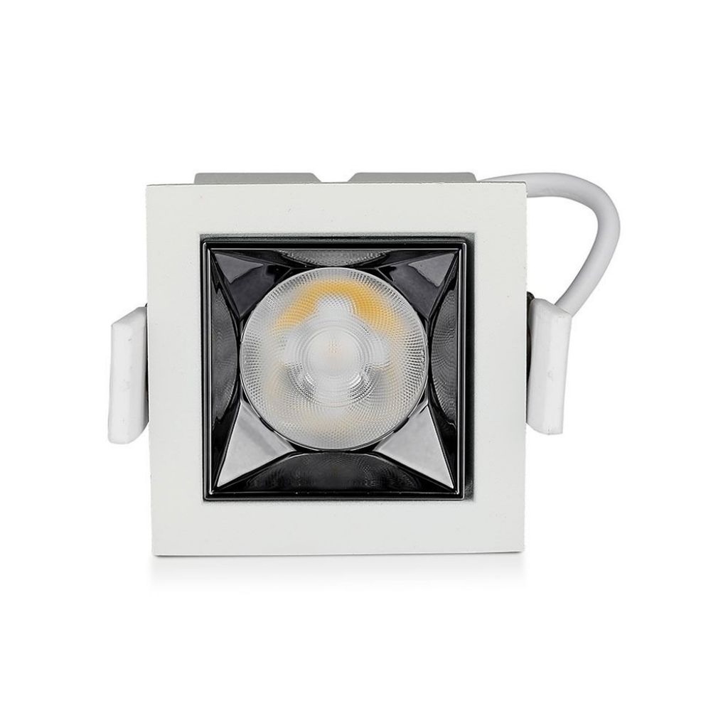 Faretto LED Quadrato da Incasso 4W Samsung UGR<19, 320 lm, Fascio 38° - FP4414C