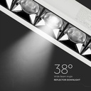 Faretto LED Rettangolare da Incasso 20W Samsung UGR<19, 1600 lm, Fascio 38° - FP4454F